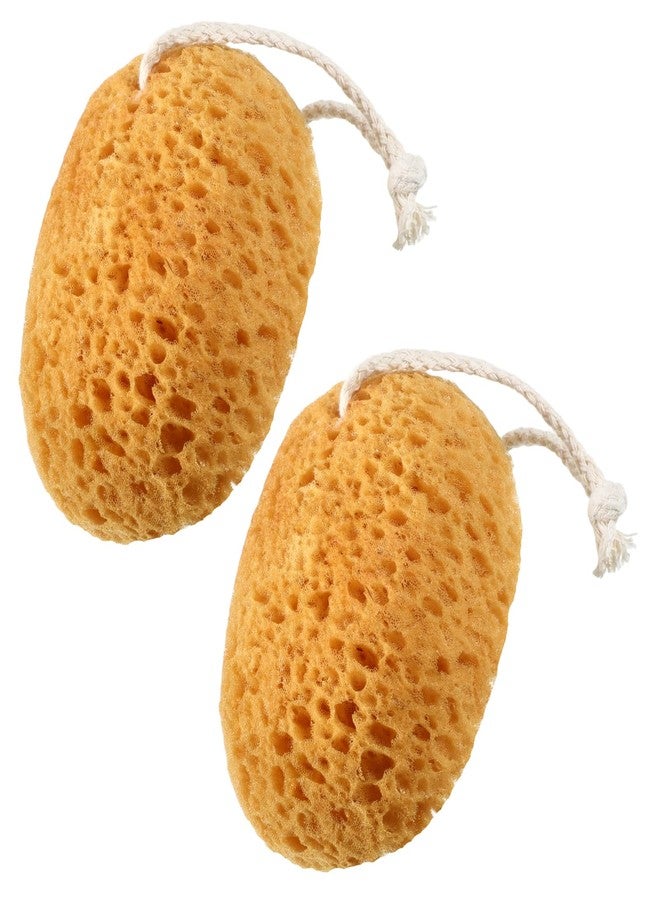 Macuezu 2 Pcs Bath Sponges for Shower, Body Scrubber Sponges, Large Foam Loofah Exfoliating Face Puff for Women Men, Bathroom Accessories - Image 1